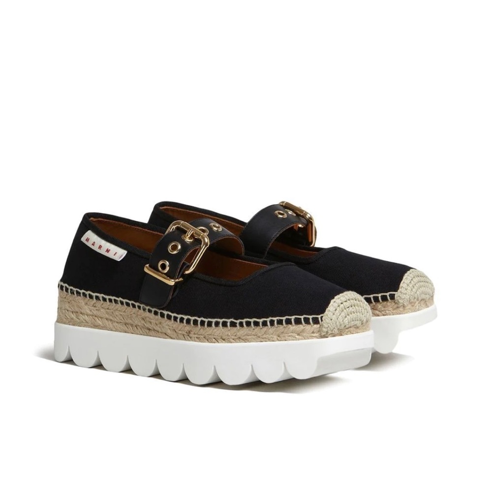 MARNI platform buckle mary jane shoes 39